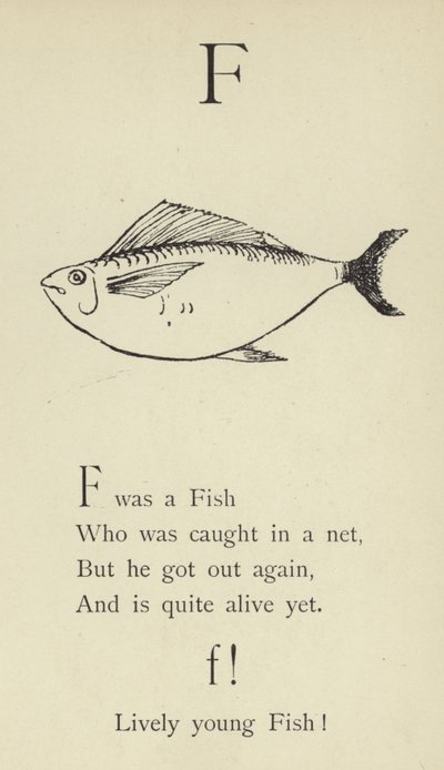 The Letter F by Edward Lear